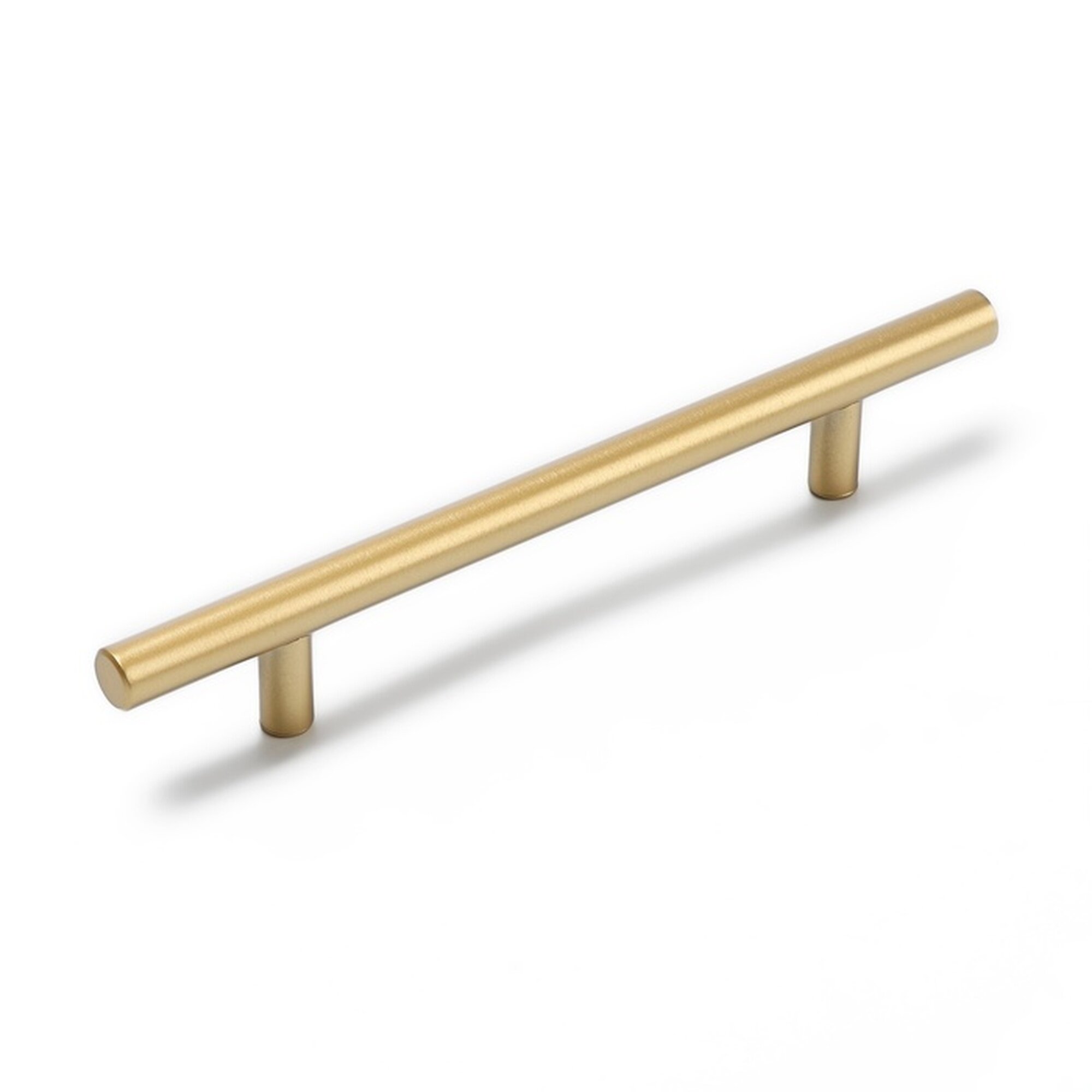 Ручка рейлинг тундра облегчённая d=12 мм м/о 128/200 мм внеш. ножка цвет золото