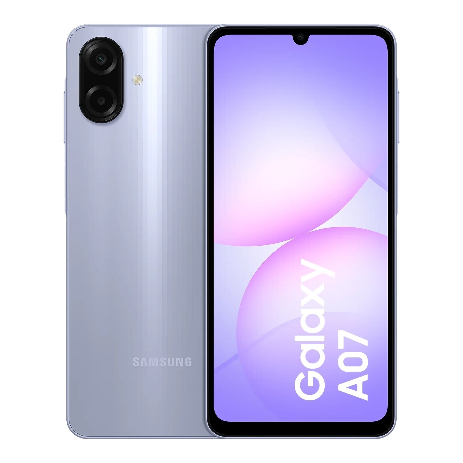 Смартфон Samsung Galaxy A07, дисплей PLS, 4/128, 50МП, Фиолетовый