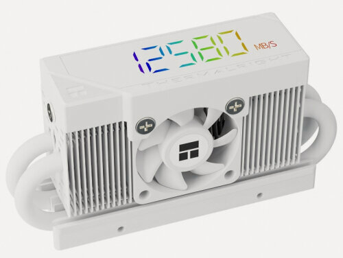 Изображение товара Кулер для M.2 SSD Thermalright HR-10 2280 PRO Digital WHITE (TRHR10.2280. PRO. D. W)