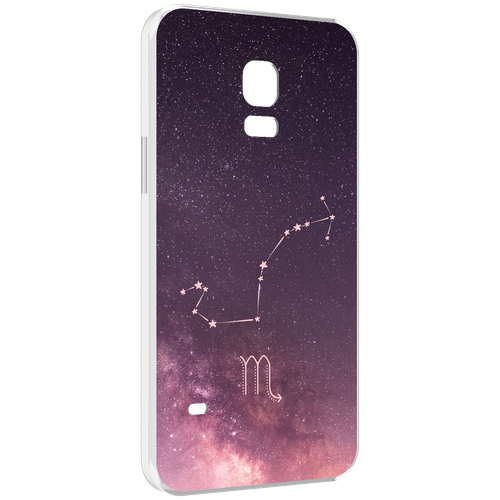 Чехол MyPads знак зодиака скорпион 4 для Samsung Galaxy S5 mini задняя-панель-накладка-бампер
