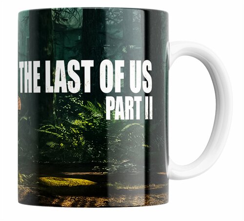 Кружка Ласт оф Ас/Часть 2/Элли/The Last of Us/Part II/Ellie/геймер/компьютерная игра/принт. 330 мл