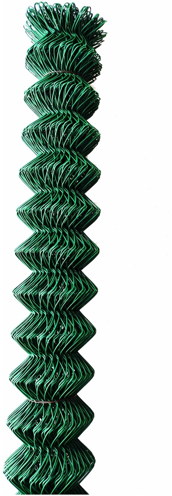 Сетка рабица ПНД зеленая (ячейка 55*55мм, высота 1м, длина 10м)