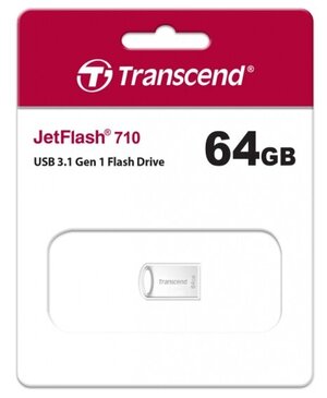 USB флешка Transcend 64Gb JetFlash 710S USB 3.1 Gen 1 (USB 3.0)