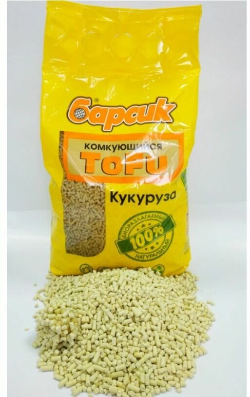 Барсик Наполнитель TOFU Кукурузный - фото №11
