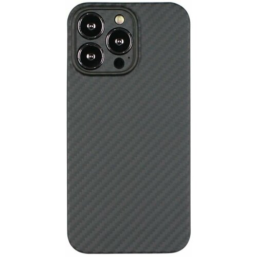 Кевларовый чехол с MagSafe DiXiS Carbon Case для Apple iPhone 13 Pro (B13PRO-CMM) матовый чёрный
