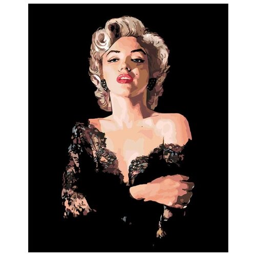 Картина по номерам Мэрилин Монро, 40x50 см картина по номерам мэрилин монро радужная 40x50 см