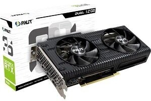 Видеокарта Palit GeForce RTX 3060 Dual 12GB LHR (NE63060019K9-190AD)