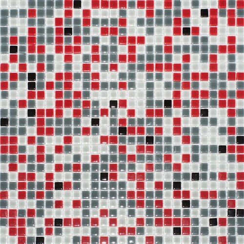 Мозаика Colori Viva Levanto Серая Стеклянная 1x1 29.8x29.8 CV11007