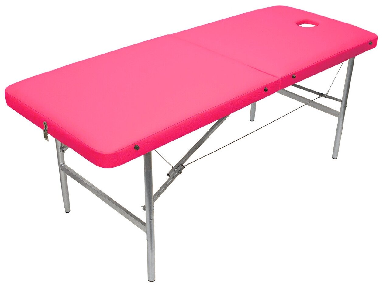 Массажный стол Your Stol Стандарт XL, 190х70, фуксия - фотография № 1