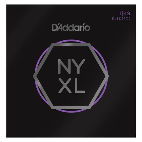 фото Струны для электрогитары d'addario nyxl1149 nyxl никелированные medium 11-49