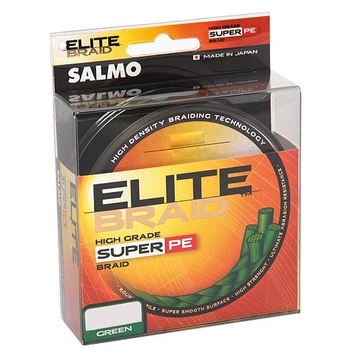 фото Леска плетёная salmo elite braid green 125/040
