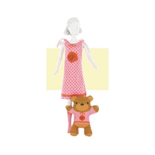 фото Набор для шитья dressyourdoll одежда для кукол, №2, sleepy rose dress your doll