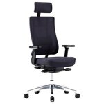 Кресло для руководителя FALTO Falto X-Trans (Black), обивка: текстиль, цвет: ткань-сетка черная - изображение