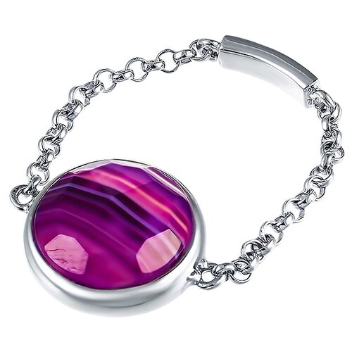 фото Element47 кольцо из серебра 925 пробы с агатом mr1763_ko_fag_001_wg, размер 16.25