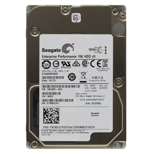 Жесткий диск Seagate 600 ГБ ST600MM0006 жесткие диски seagate жесткий диск seagate cheetah ns 2 600gb 6 0gb s 10000 rpm 16mb sas 0k054n