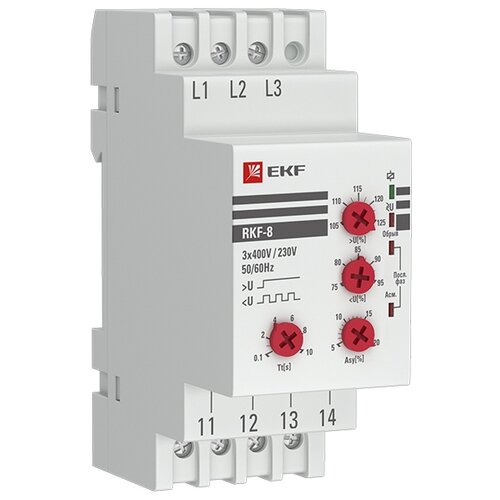 фото Реле контроля фаз ekf rkf-8