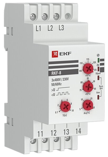 Реле контроля фаз EKF RKF-8