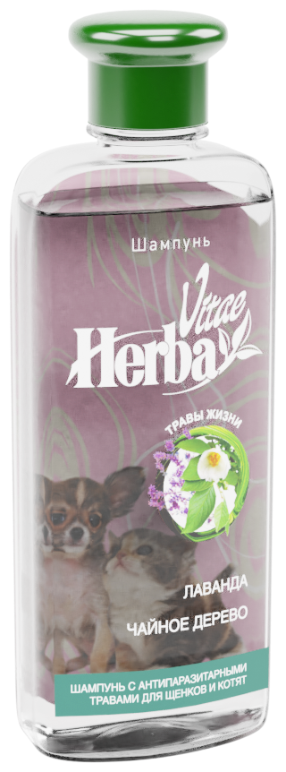 Herba Vitae шампунь от блох и клещей антипаразитарный для кошек и собак 1 уп.