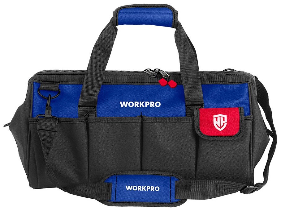 Сумка для инструментов WORKPRO 460 мм, широкое горло WP281005