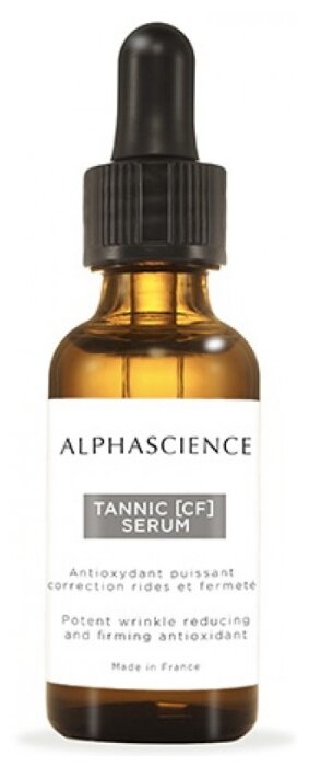 Alphascience Tannic [CF] Serum Таниновая подтягивающая антиоксидантная сыворотка для лица, 30 мл