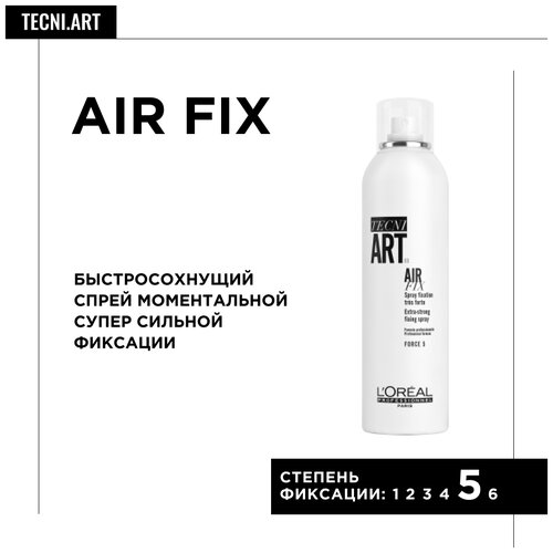 L'Oreal Professionnel Спрей для укладки волос Air fix, экстрасильная фиксация, 365 г, 400 мл