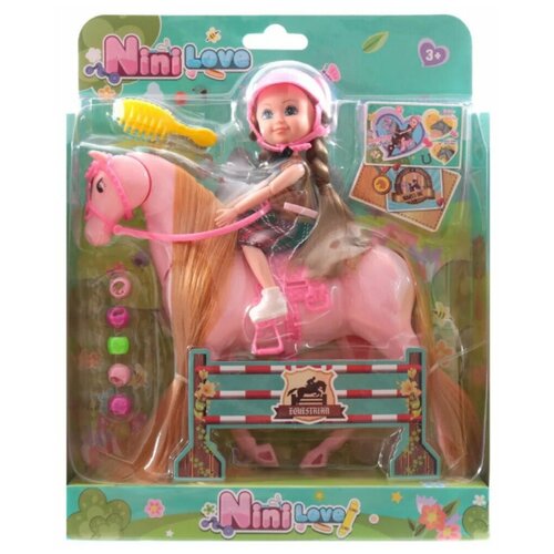 фото Игрушка лошадь с куклой и аксессуарами, essa для девочки, 53810