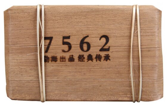 Джекичай Китайский выдержанный чай "Шу Пуэр. 7562", 250 г, 2020 г, Юньнань, кирпич