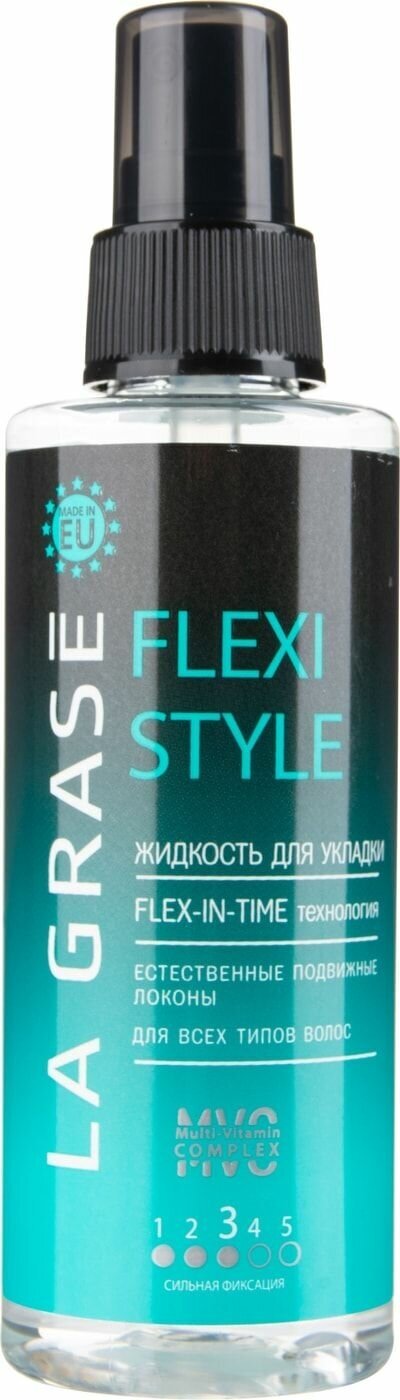 Жидкость для укладки волос La Grase Flexi Style Сильная фиксация 150мл - фото №13
