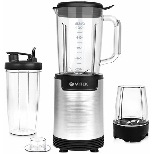 Блендер Vitek VT-8528 стационарный черныйсеребристый 722200₽