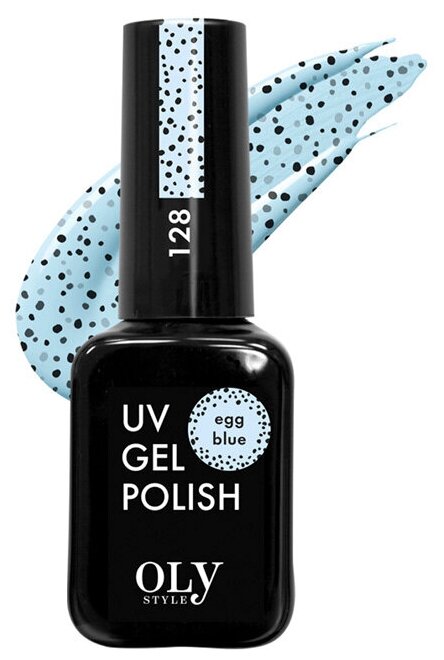 Гель-лак для ногтей Oly Style UV Gel Polish т.128 Egg blue 10 мл