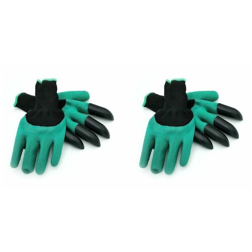 Garden Genie Gloves Садовые перчатки С когтями, универсальные, 2 пара