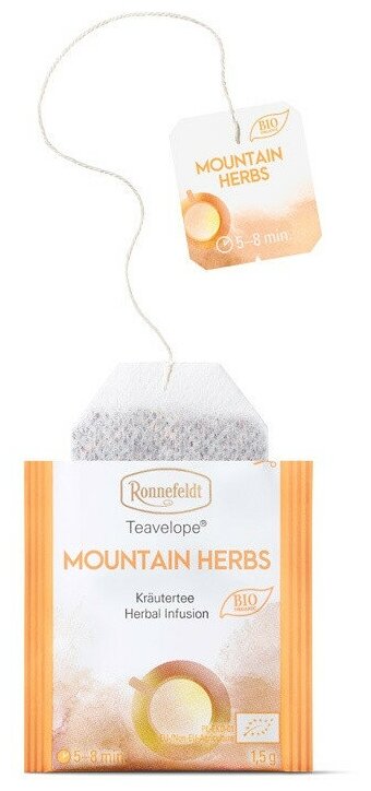 Чай травяной Ronnefeldt Teavelope Mountain Herbs в пакетиках, 25 шт. - фотография № 6