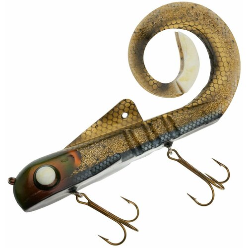 Приманка силиконовая Musky Innovations Custom Pro Magnum Bull Dawg Ultra Flash #Speckled Walleye 2022