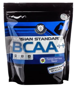 RPS Nutrition Аминокислоты RPS Nutrition BCAA++, 500 г, вкус: лесная ягода