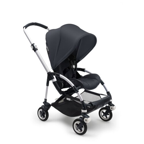 фото Прогулочная коляска Bugaboo Bee⁵ Alu/Steel Blue/Steel Blue, цвет шасси: серебристый