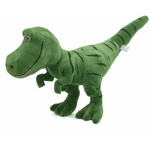 Мягкая игрушка Динозавр Рекс зеленый (30 см) брелок мягкая игрушка динозавр рекс темно зеленый 14 см