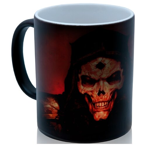 фото Кружка хамелеон red devil , прикольный подарок drabs