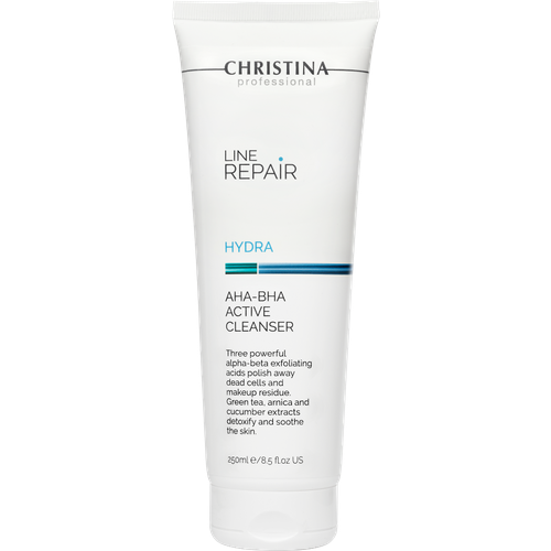 Christina Гель Line Repair Hydra Aha-Bha Active Cleanser Очищающий Активный с AHA-BHA Кислотами, 250 мл