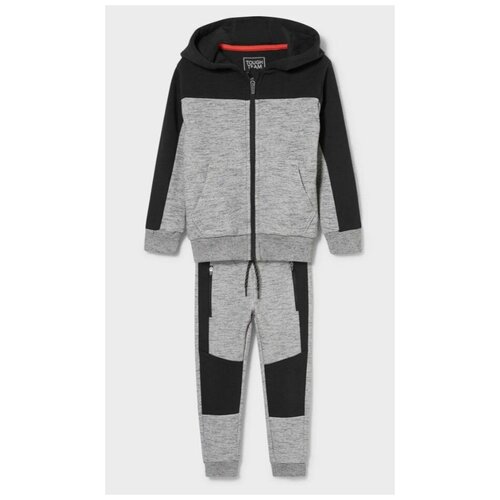 фото Спортивный комплект на мальчика джогеры и толстовка на замке c&a