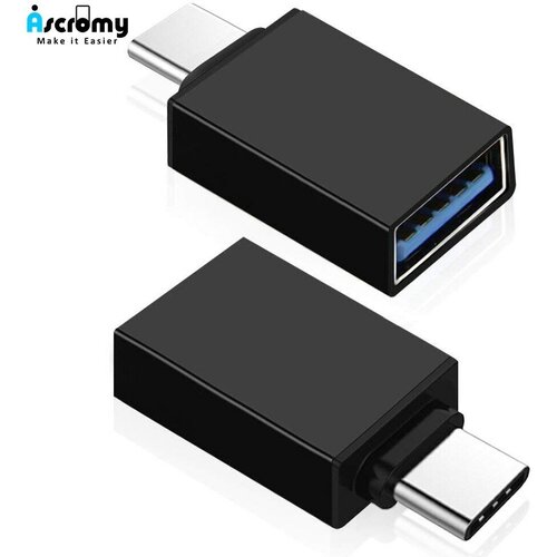 Адаптер OTG TYPE-C - USB черный