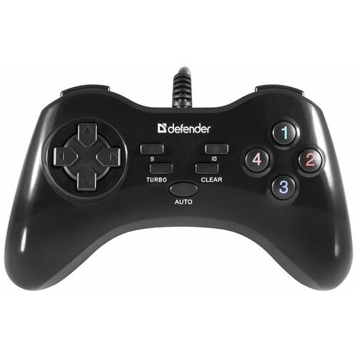 проводной геймпад defender gd 03 usb проводной x box360 Геймпад Defender Game Master G2, черный, 1 шт.