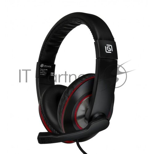 Гарнитура Oklick HS-L390G DRAGON black/red 1.8m (JD-728S) компьютерная гарнитура oklick gmng hs l850g черный