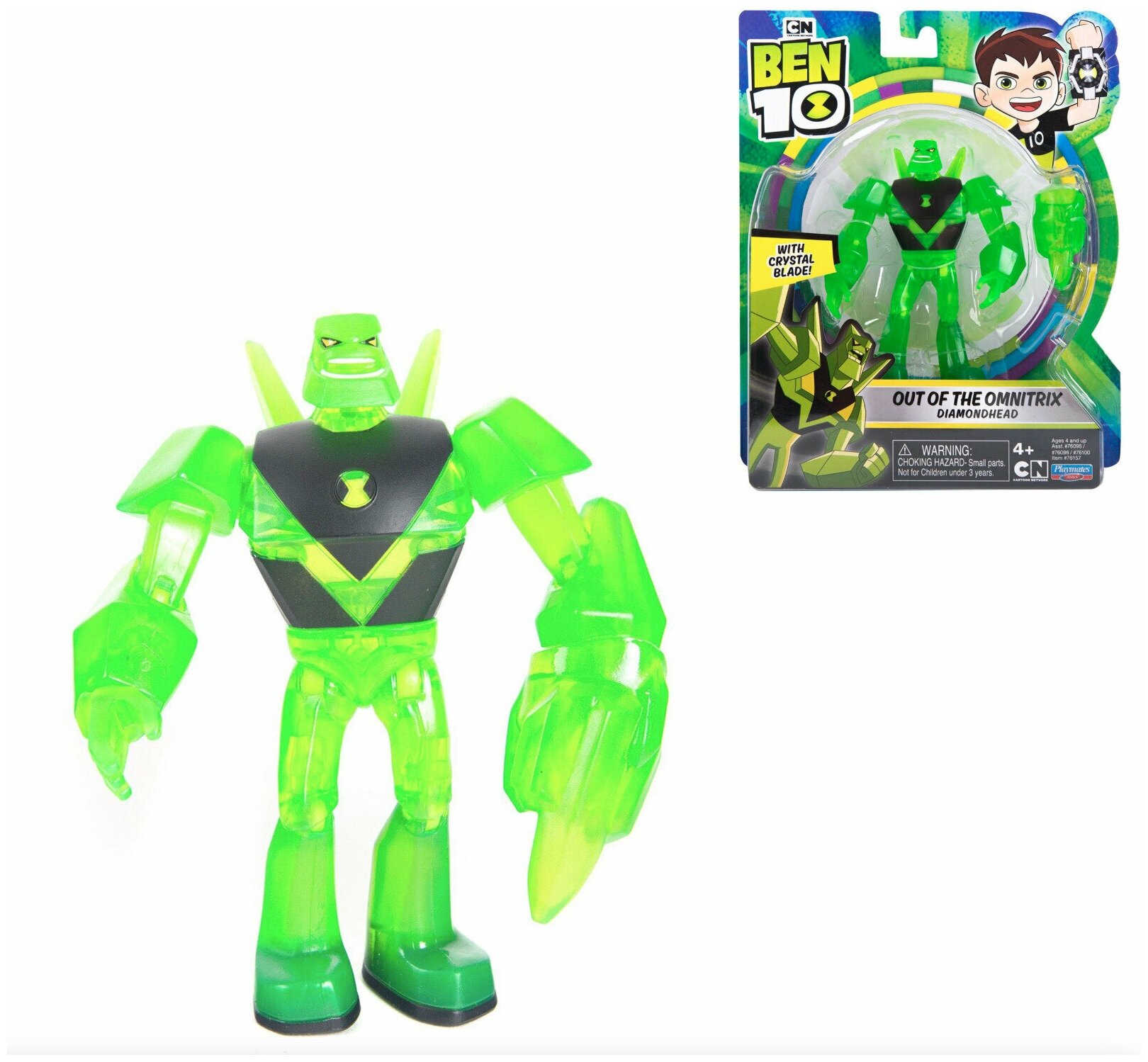 Фигурка Бен 10 Алмаз из Омнитрикс Ben 10 Diamondhead Out Of The Omnitrix 76157