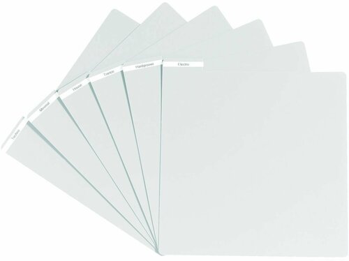 Glorious Vinyl Divider White разделитель для организации и хранения виниловых пластинок, цвет белый