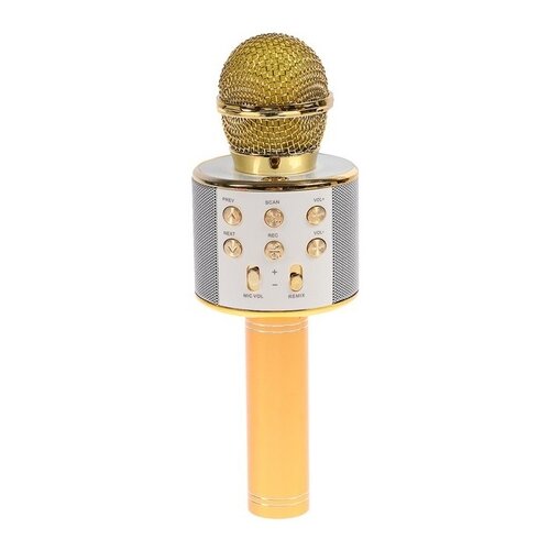 Караоке-микрофон Luazon LZZ-58 желтый