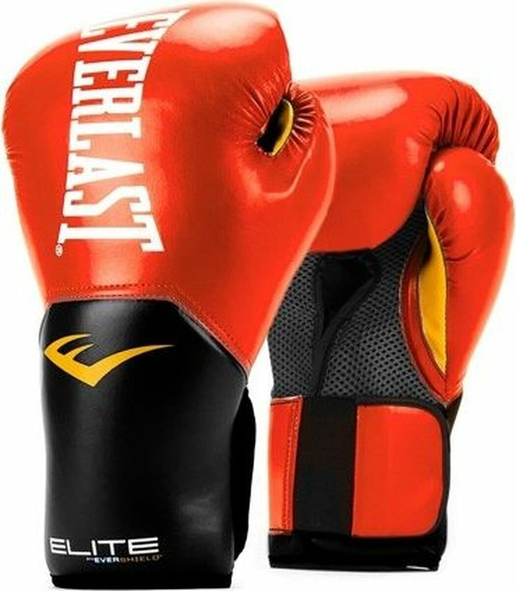 Боксерские перчатки тренировочные Everlast Elite ProStyle - Красный (12 oz)