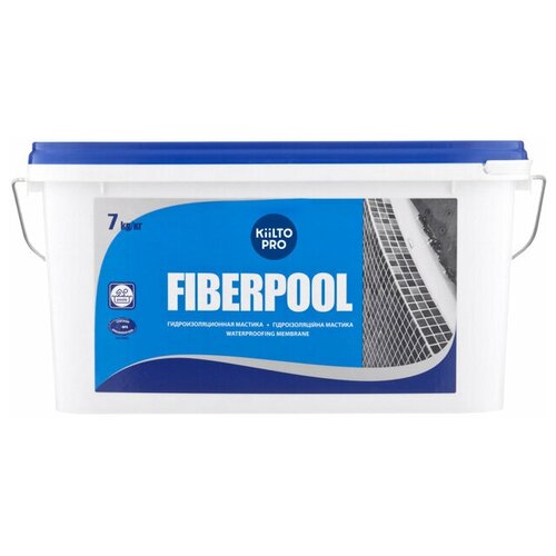 Мастика гидроизоляционная Kiilto FIBERPOOL 7 кг, арт. T3723.300