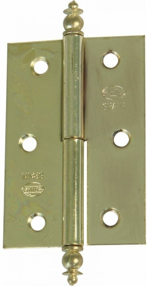 фото Петли карточного типа, врезные, для двери, AMIG, разъемные, латунь, левые, 541-50 (D) (2), комплект 2 штуки