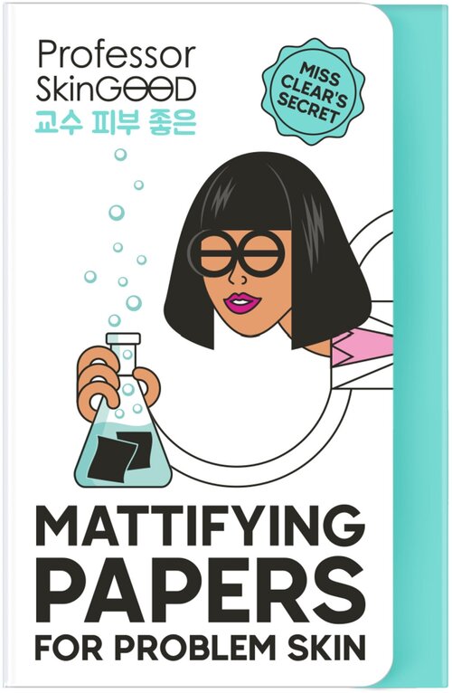 Матирующие салфетки для проблемной кожи Professor SkinGood Mattifying Papers for Problem Skin