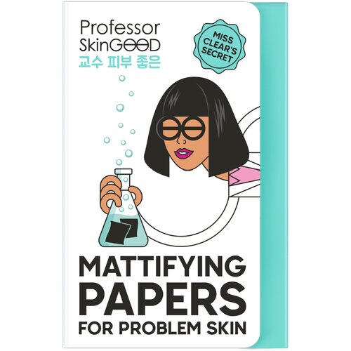 Матирующие салфетки для проблемной кожи Professor SkinGood Mattifying Papers for Problem Skin professor skingood skin oxygen hydrating gel
